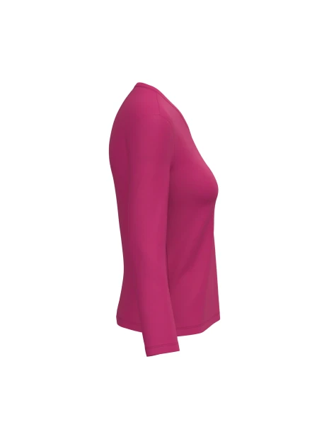 KARIBAN T-shirt col V manches longues femme /api/colors/0327c765-dd20-409c-911d-31f7a9b4c2f5 personnalisable