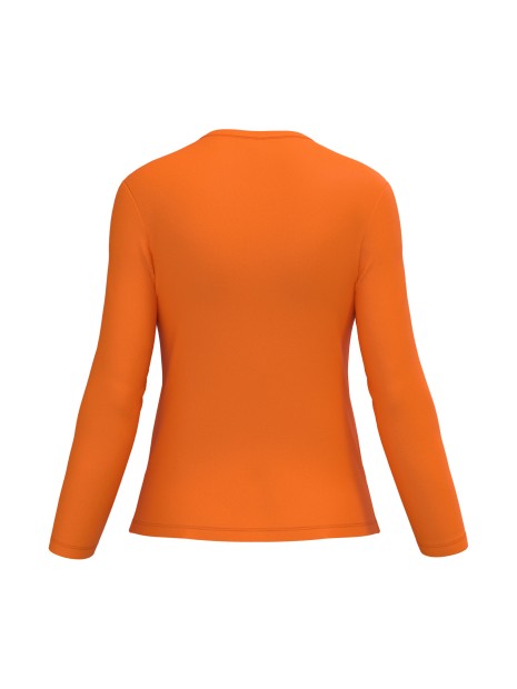 KARIBAN T-shirt col V manches longues femme /api/colors/d51260d5-b263-4200-988d-ee19f414959e personnalisable