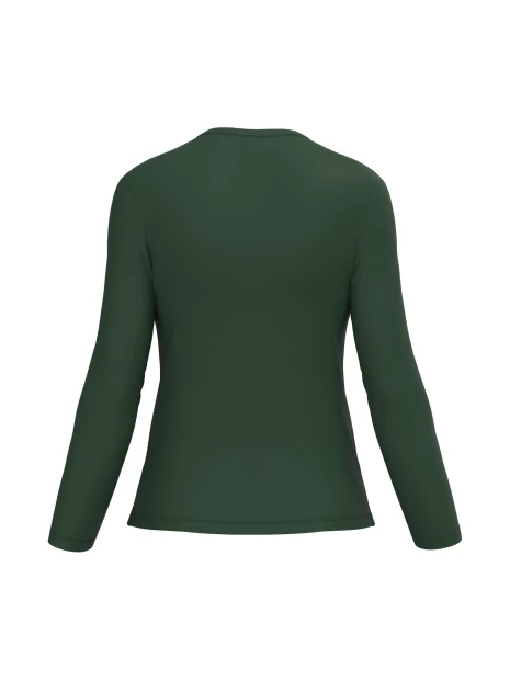 KARIBAN T-shirt col V manches longues femme /api/colors/04ff5422-733a-4283-80b4-be8cd0eba314 personnalisable