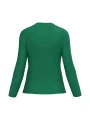 KARIBAN T-shirt col V manches longues femme /api/colors/8e228bbe-4407-4cbc-b57b-e0b7f7e9d211 personnalisable