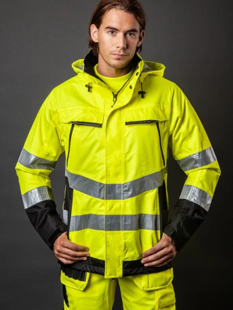 Vestes à personnaliser PROJOB 6441 PARKA DOUBLEE - EN ISO 20471 CLASSE 3 EN 343 CLASSE 3/1 