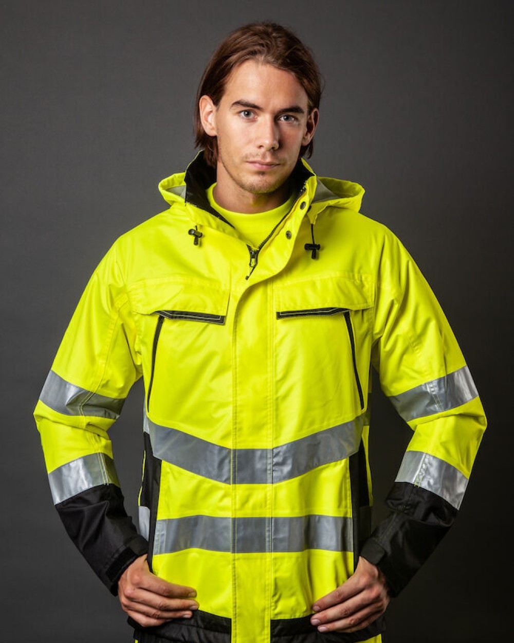 Vestes personnalisable PROJOB 6441 PARKA DOUBLEE - EN ISO 20471 CLASSE 3 EN 343 CLASSE 3/1