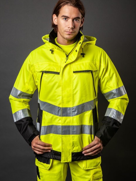Vestes à personnaliser PROJOB 6441 PARKA DOUBLEE - EN ISO 20471 CLASSE 3 EN 343 CLASSE 3/1 