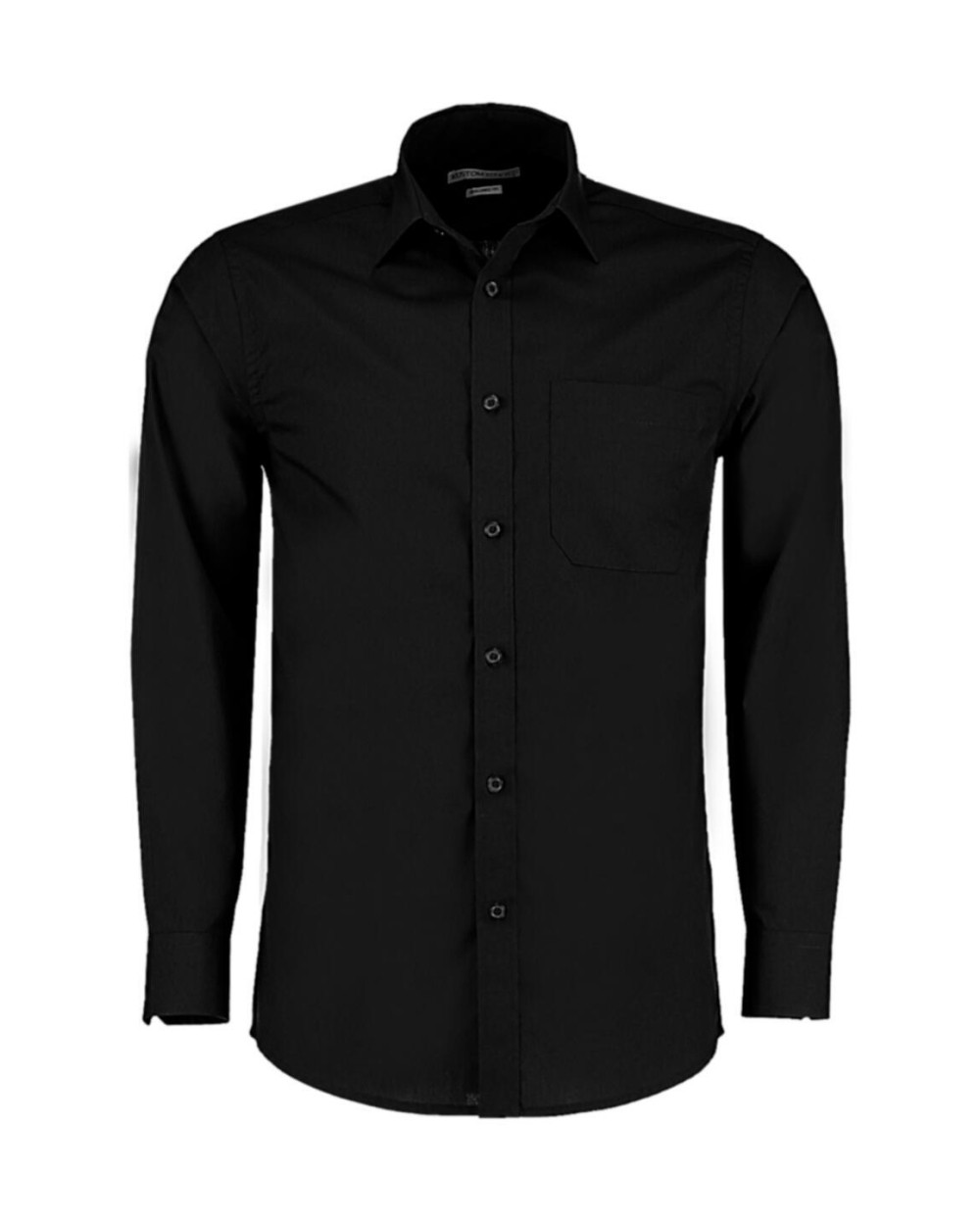 Hemden KUSTOM KIT Tailored Fit Poplin Shirt voor bedrukking &amp; borduring