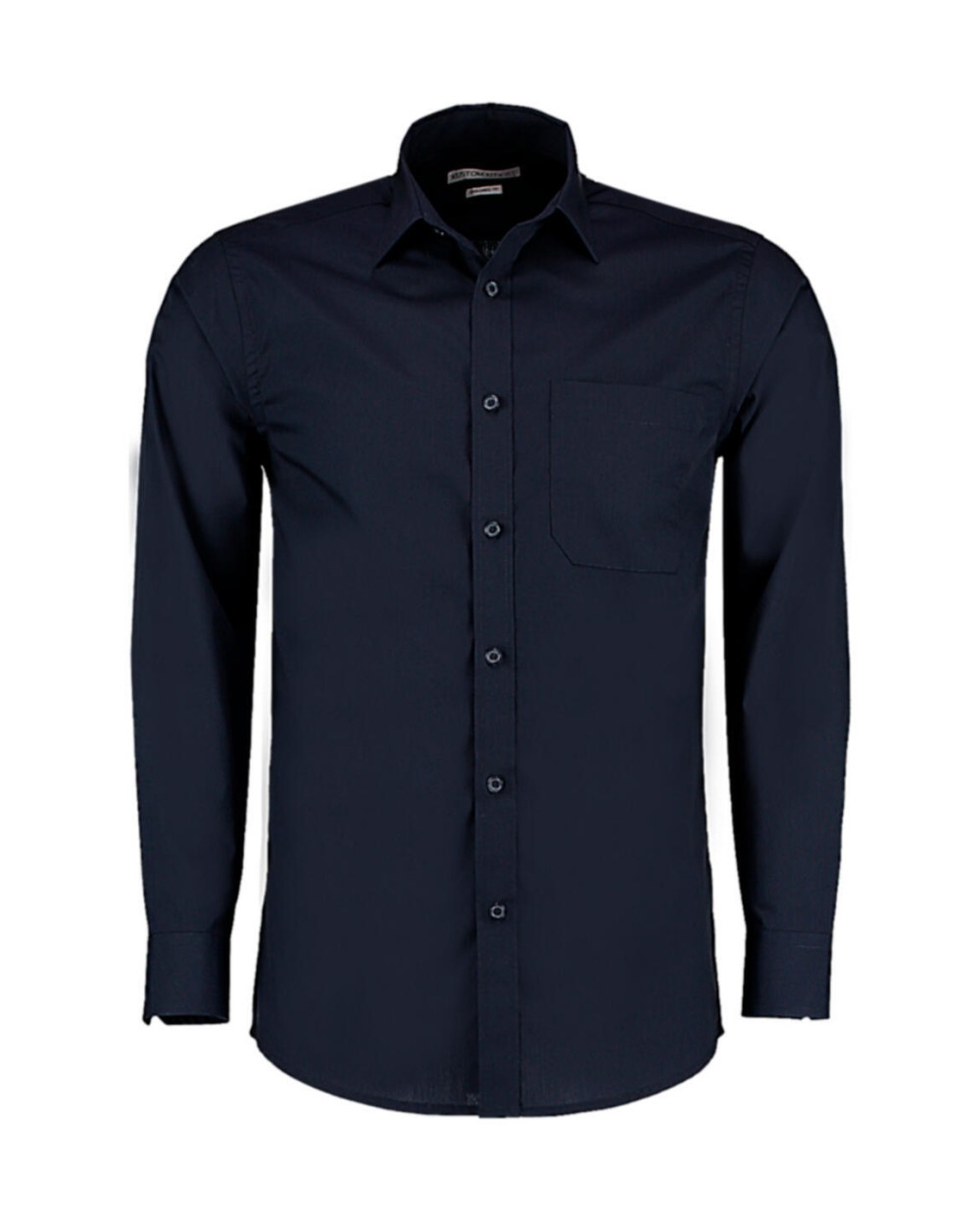 Hemden KUSTOM KIT Tailored Fit Poplin Shirt voor bedrukking &amp; borduring