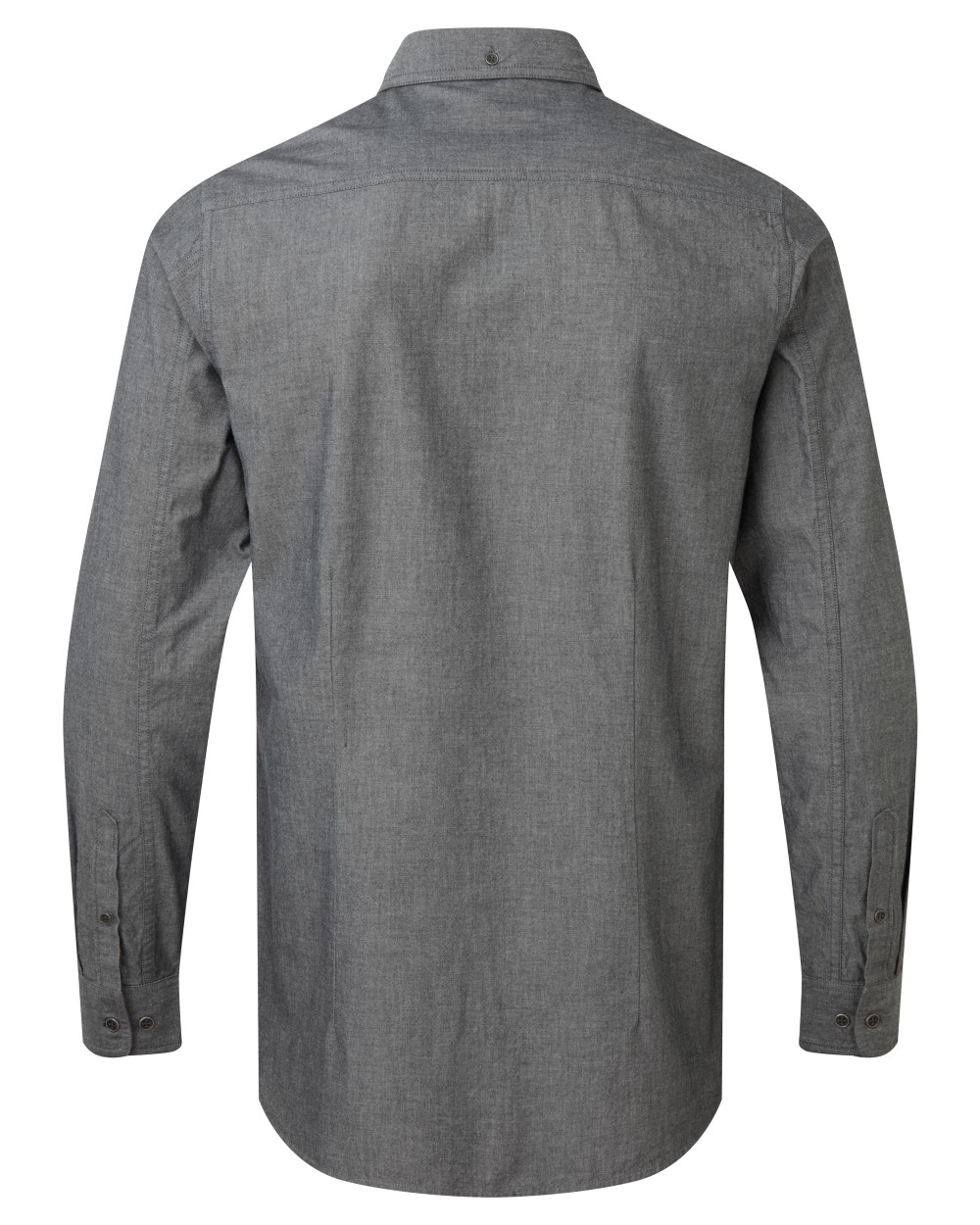Hemden PREMIER Men`s Organic Chambray Fairtrade Long Sleeve Shirt voor bedrukking &amp; borduring