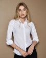 KUSTOM KIT Women's Tailored Fit Poplin Shirt Hemden personalisierbar