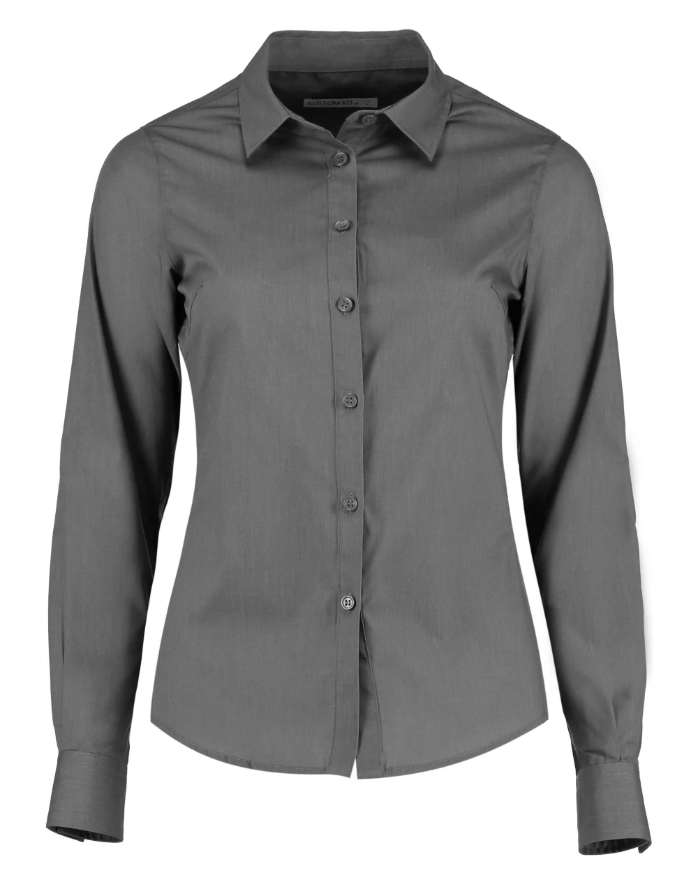 Chemises personnalisable KUSTOM KIT Women's Tailored Fit Poplin Shirt