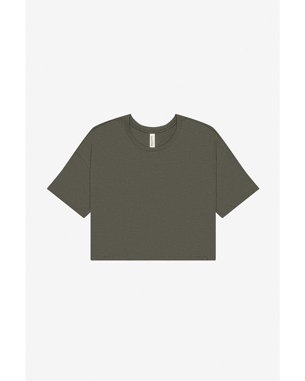 T-shirts BELLA-CANVAS Cropped dames-T-shirt voor bedrukking &amp; borduring