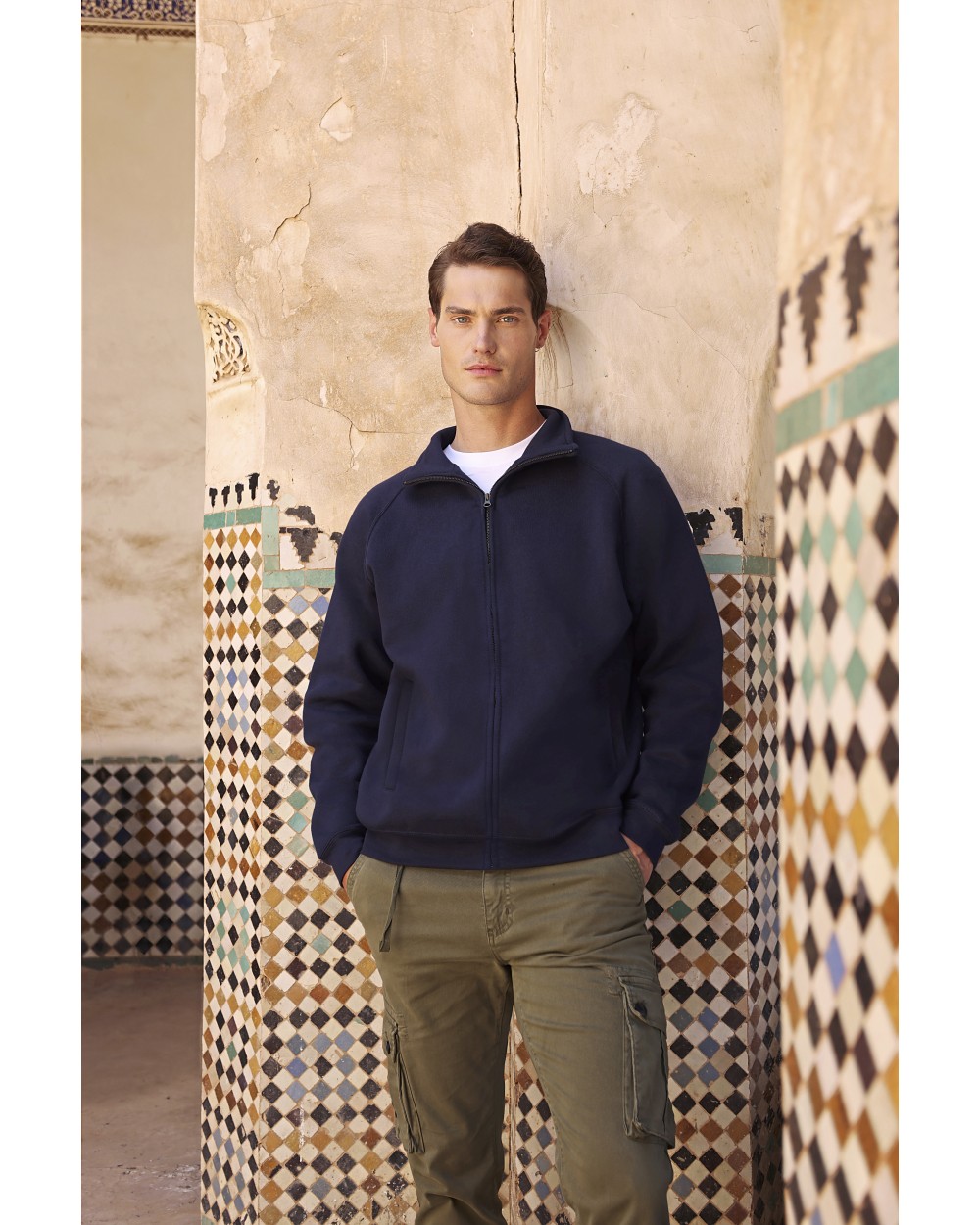 Sweaters & hoodies FOL Iconic Premium Sweat Jacket voor bedrukking &amp; borduring