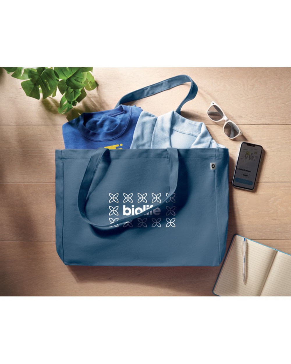 Tassen & Zakken 4DO Gerecyclede  tas 280 gr/m² voor bedrukking &amp; borduring