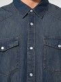 Chemises à personnaliser KARIBAN Chemise denim manches longues 