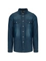 KARIBAN Chemise denim manches longues /api/colors/1eed47ce-fb25-460d-92da-4f2ee327e705 personnalisable
