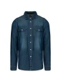KARIBAN Chemise denim manches longues /api/colors/1eed47ce-fb25-460d-92da-4f2ee327e705 personnalisable