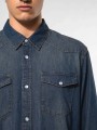Chemises à personnaliser KARIBAN Chemise denim manches longues 