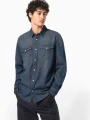 Chemises à personnaliser KARIBAN Chemise denim manches longues 