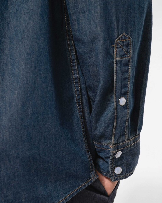 Chemises personnalisable Kariban Chemise denim manches longues