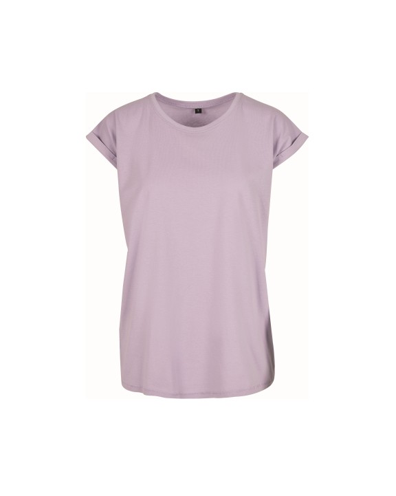 BUILD YOUR BRAND LADIES EXTENDED SHOULDER TEE T-Shirts personalisierbar