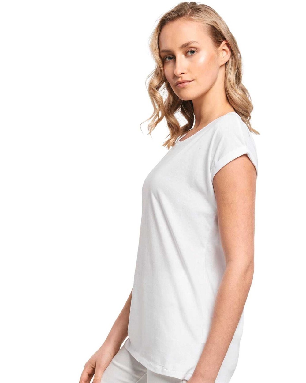 T-shirts BUILD YOUR BRAND Dames T-shirt voor bedrukking &amp; borduring