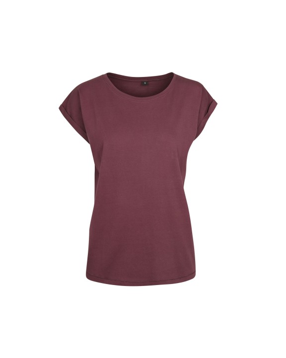 BUILD YOUR BRAND LADIES EXTENDED SHOULDER TEE T-Shirts personalisierbar