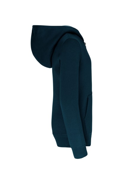 KARIBAN Sweat-shirt zippé capuche enfant /api/colors/2a00f319-11df-4ed0-8339-535e7585d285 personnalisable