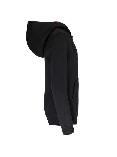 KARIBAN Sweat-shirt zippé capuche enfant /api/colors/b084ccc6-964d-4c40-a33e-0f276869188a personnalisable