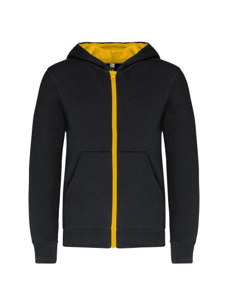 KARIBAN Sweat-shirt zippé capuche enfant /api/colors/20a7a408-8f15-4eed-a4f8-474d4f754ccf personnalisable