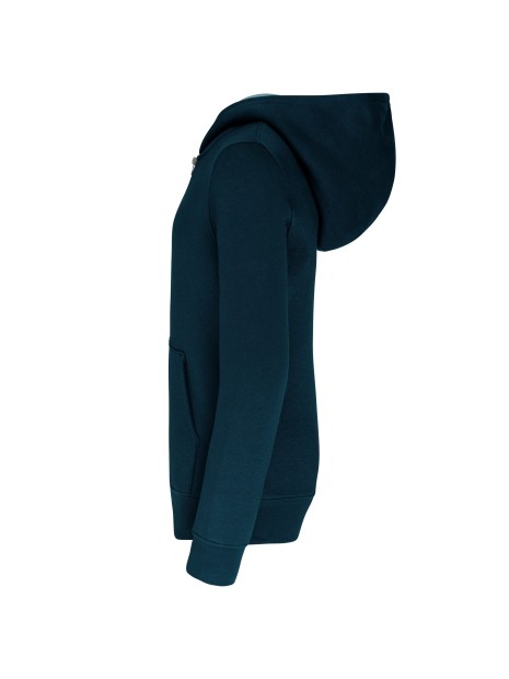 KARIBAN Sweat-shirt zippé capuche enfant /api/colors/2a00f319-11df-4ed0-8339-535e7585d285 personnalisable