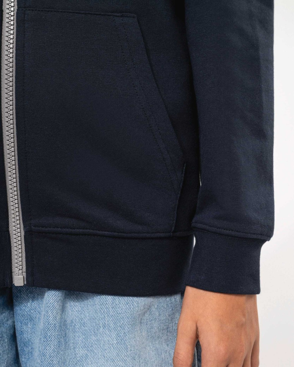 Sweaters & hoodies KARIBAN Kindersweatvest met capuchon voor bedrukking &amp; borduring