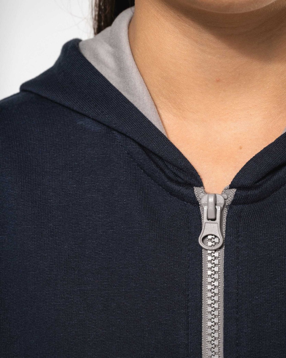 Sweaters & hoodies KARIBAN Kindersweatvest met capuchon voor bedrukking &amp; borduring