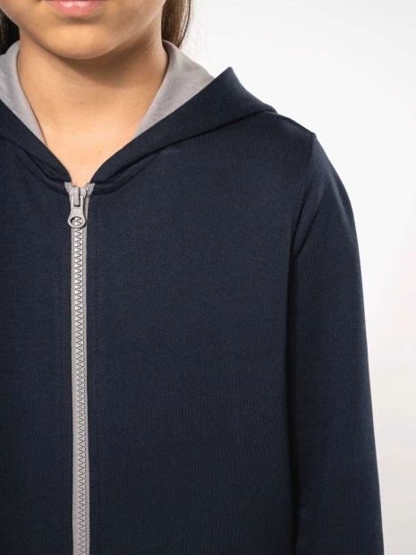 Sweat-shirts à personnaliser KARIBAN Sweat-shirt zippé capuche enfant 