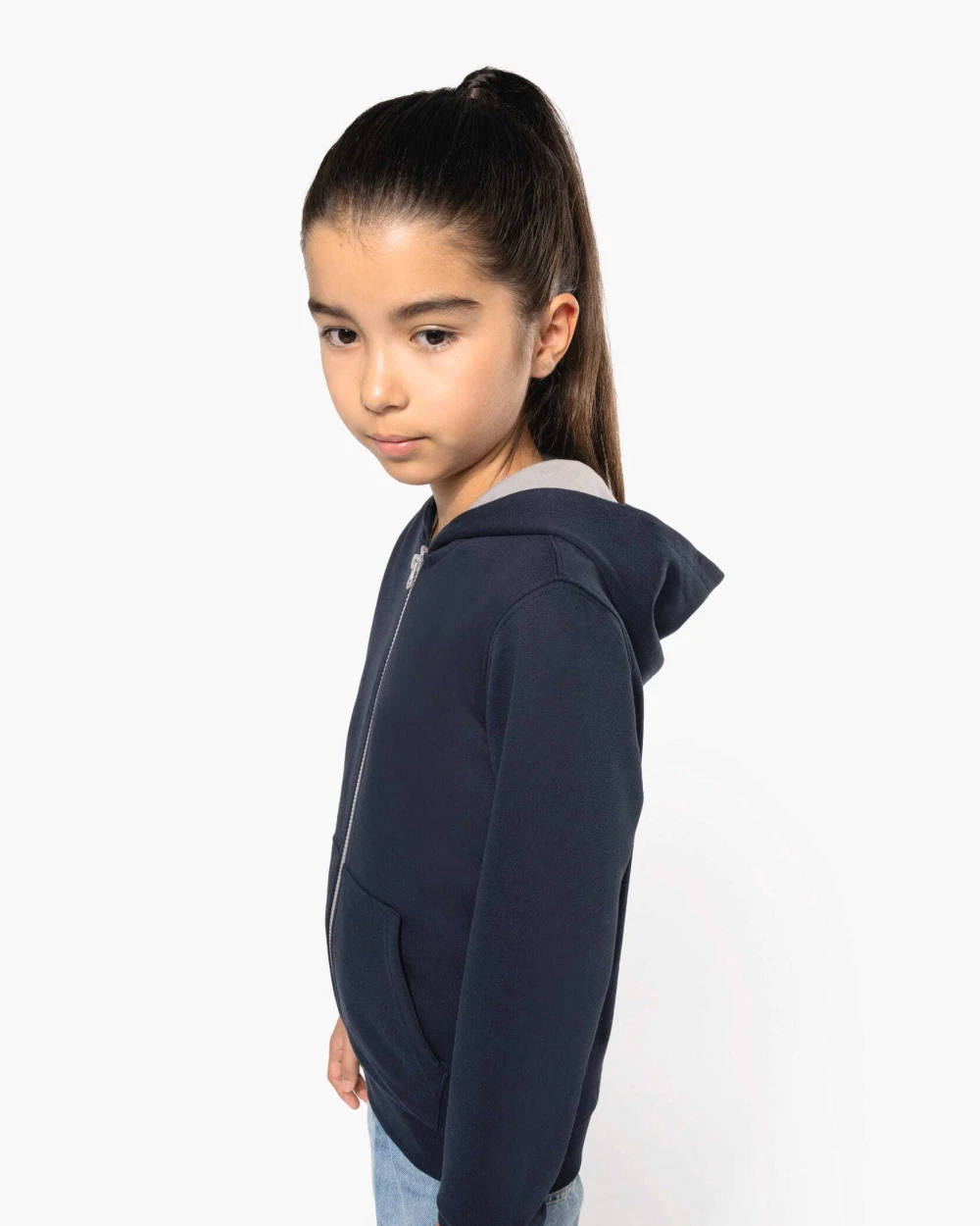 Sweat-shirts personnalisable KARIBAN Sweat-shirt zippé capuche enfant