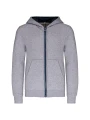 KARIBAN Sweat-shirt zippé capuche enfant /api/colors/1976eb1a-f99c-4dca-a395-73968b964f05 personnalisable