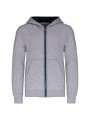 KARIBAN Sweat-shirt zippé capuche enfant /api/colors/1976eb1a-f99c-4dca-a395-73968b964f05 personnalisable