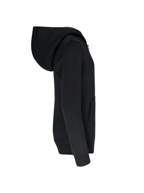 KARIBAN Sweat-shirt zippé capuche enfant /api/colors/09f91aac-0792-4d96-adcd-10a6ab672e30 personnalisable