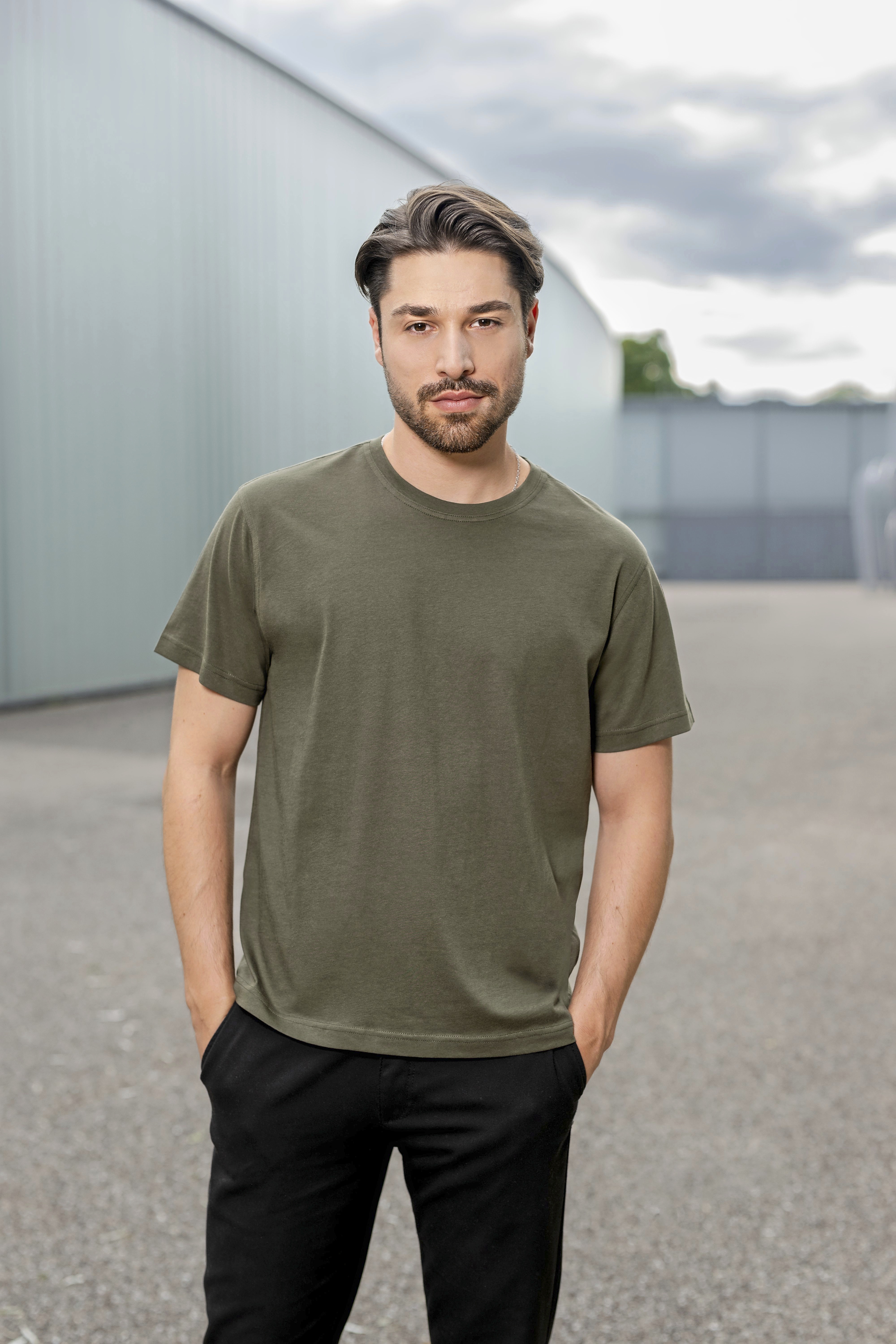 T-Shirts personnalisable HRM Men´s Organic Heavy Luxury Roundneck Tees