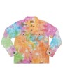Jassen COLORTONE Tie-dye denim jacket voor bedrukking &amp; borduring