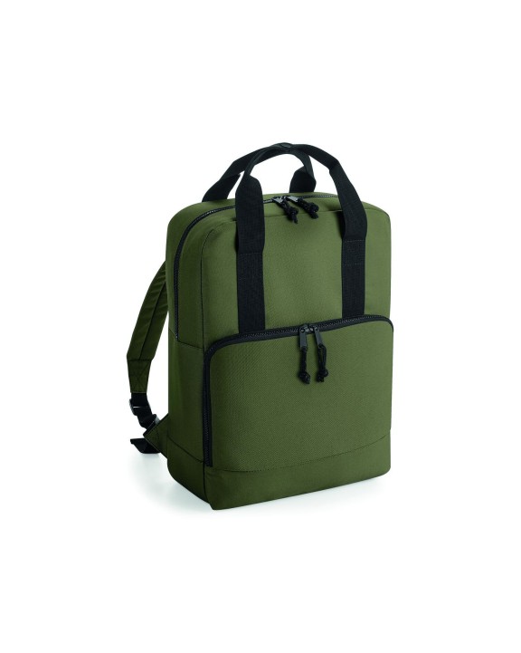 Tassen & Zakken BAG BASE RECYCLED TWIN HANDLE COOLER BACKPACK voor bedrukking &amp; borduring
