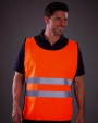 Fluo vestjes YOKO Signalisatie 2 banden hes voor bedrukking &amp; borduring