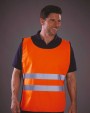 Fluo vestjes YOKO Signalisatie 2 banden hes voor bedrukking &amp; borduring