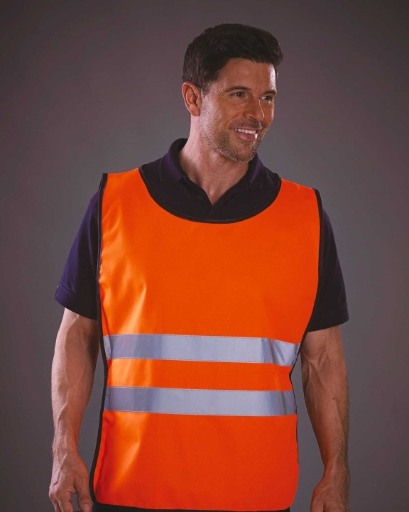 Fluo vestjes YOKO Signalisatie 2 banden hes voor bedrukking &amp; borduring