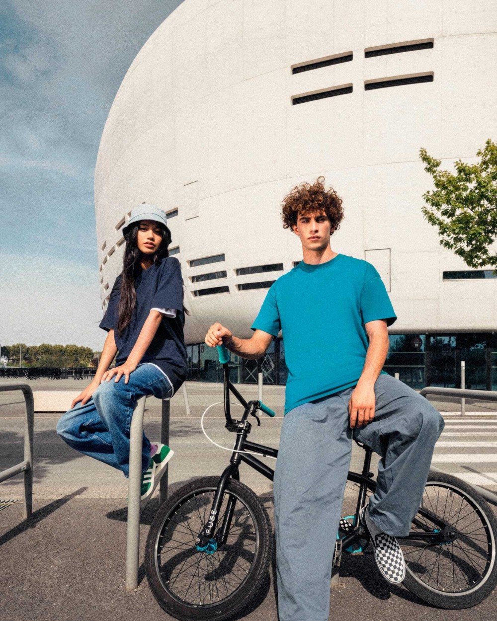 NATIVE SPIRIT Umweltfreundliches Unisex T-Shirt mit hängenden Schultern T-Shirts personalisierbar