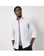 Hemden KUSTOM KIT Slim Fit Workwear Oxford Shirt Long Sleeve voor bedrukking &amp; borduring