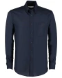 Hemden KUSTOM KIT Slim Fit Workwear Oxford Shirt Long Sleeve voor bedrukking &amp; borduring