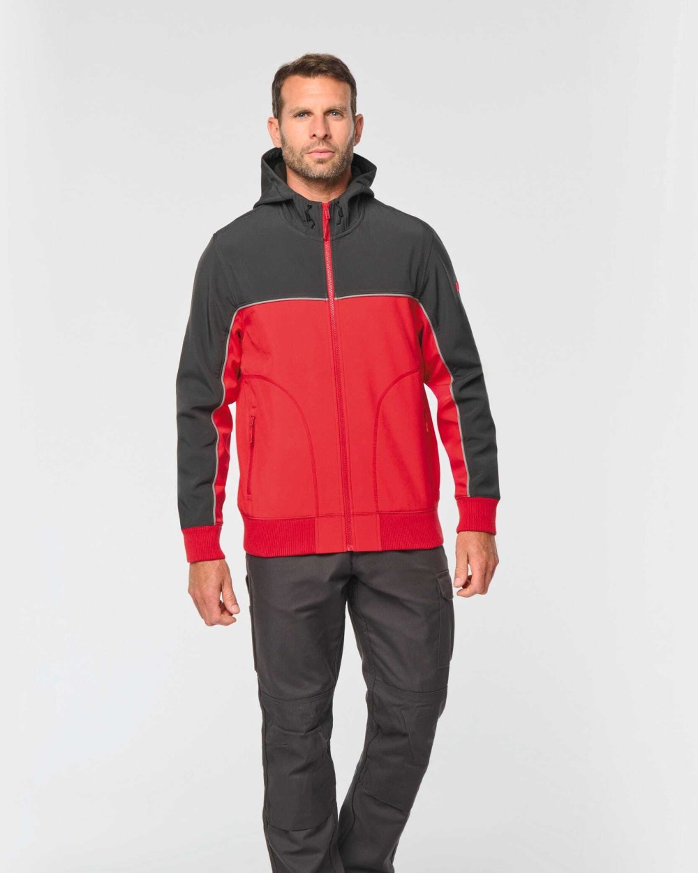 WK. DESIGNED TO WORK 3-lagige Unisex-Softshell-jacke Softshells personalisierbar