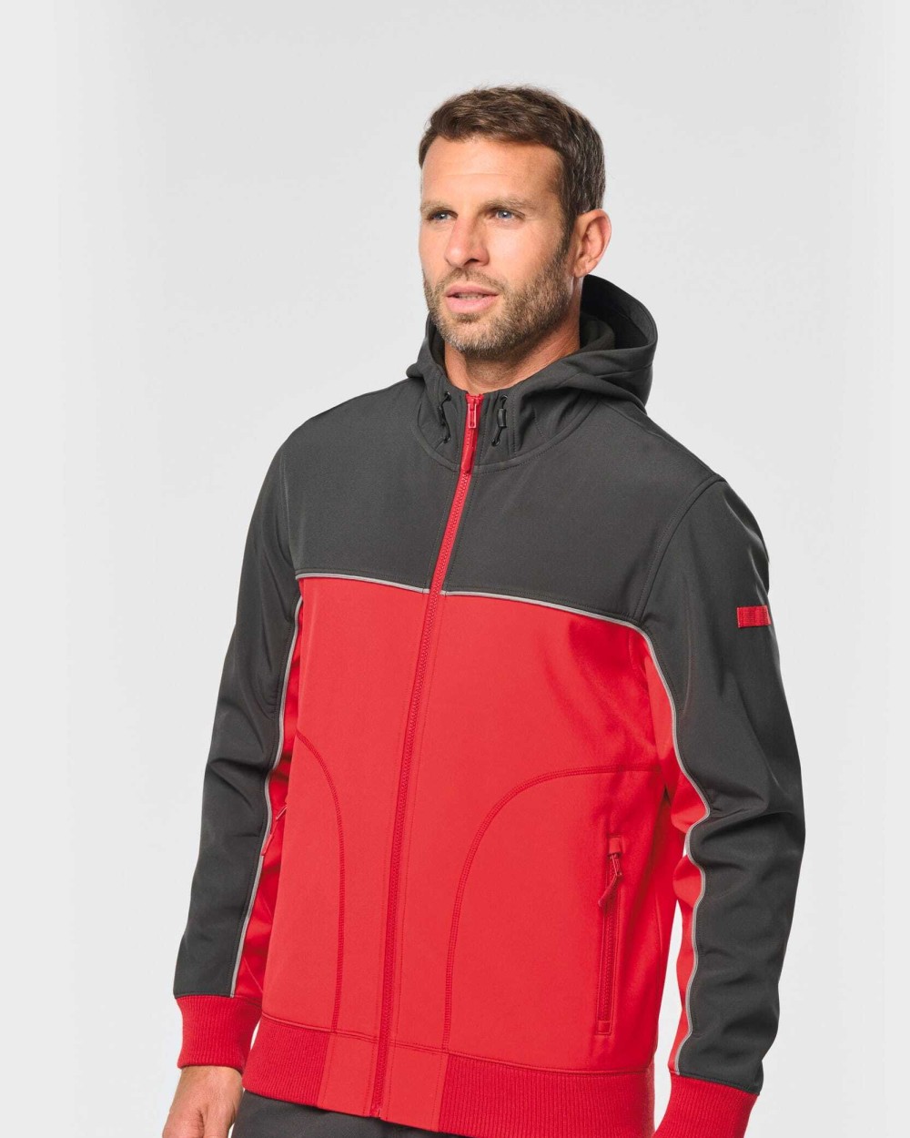 WK. DESIGNED TO WORK 3-lagige Unisex-Softshell-jacke Softshells personalisierbar