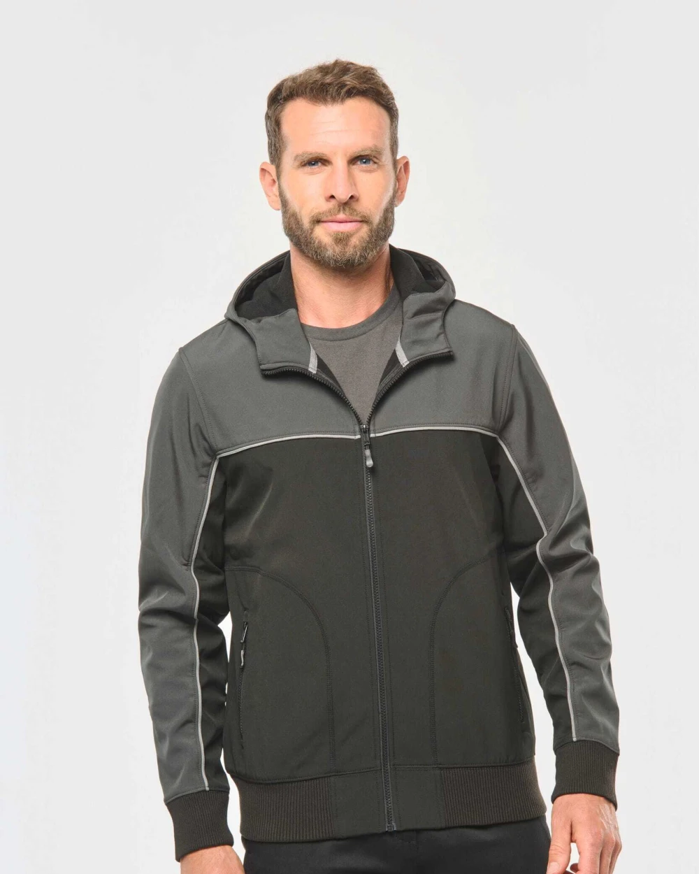 WK. DESIGNED TO WORK 3-lagige Unisex-Softshell-jacke Softshells personalisierbar