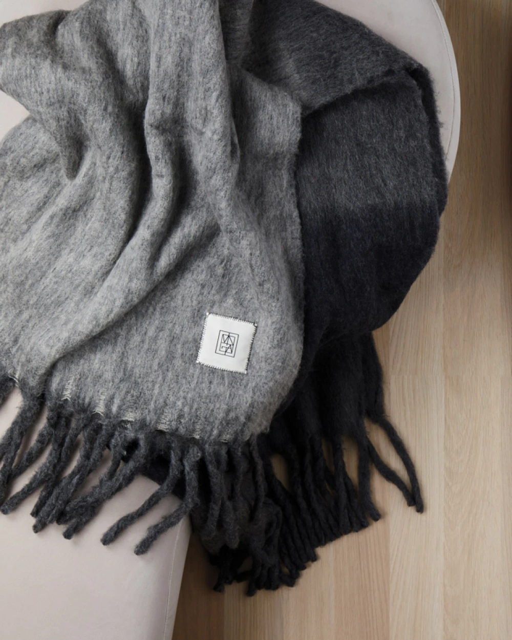VINGA VINGA Saletto Decke aus Wollgemisch Plaids personalisierbar