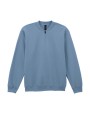 GILDAN Sweatshirt aus Molton 1/4 Reißverschluss Sweatshirts personalisierbar