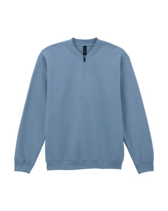 GILDAN Sweatshirt aus Molton 1/4 Reißverschluss Sweatshirts personalisierbar